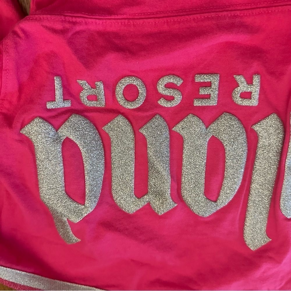 Disney Parks Hot Pink Silver Spirit Jersey size small long sleeve cotton fan - Picture 2 of 6